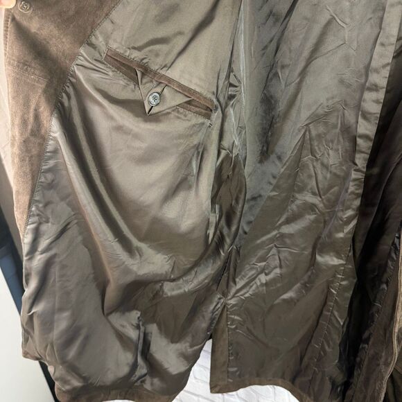 Brooks Brothers 365 Brown Suede Sports Coat Blazer Size XL - Picture 9 of 11